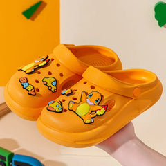 Pikachu Kids' Summer Indoor Slippers - Non-Slip EVA