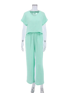 2 Piece Set Loose Pajamas for Women