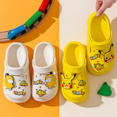 Pikachu Kids' Summer Indoor Slippers - Non-Slip EVA
