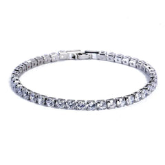 Cubic Zirconia Chain Bracelet