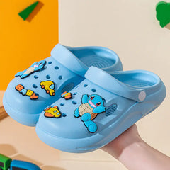 Pikachu Kids' Summer Indoor Slippers - Non-Slip EVA