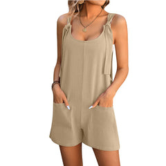 Ladies' Breezy Summer Playsuit with Pockets