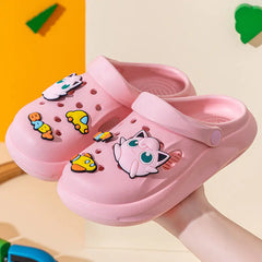 Pikachu Kids' Summer Indoor Slippers - Non-Slip EVA