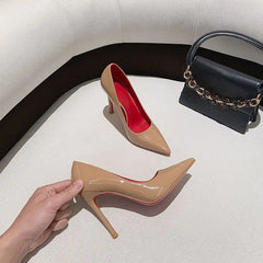 The cMore -  Red Bottom High Heel Pumps for Women