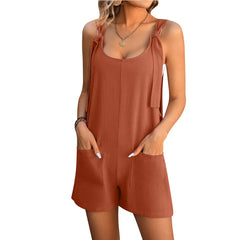 Ladies' Breezy Summer Playsuit with Pockets