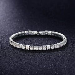 Cubic Zirconia Chain Bracelet